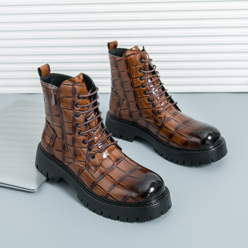 Men Shoes Brands - Zomer Herenmode Chelsea Laarzen Zwart Bruin