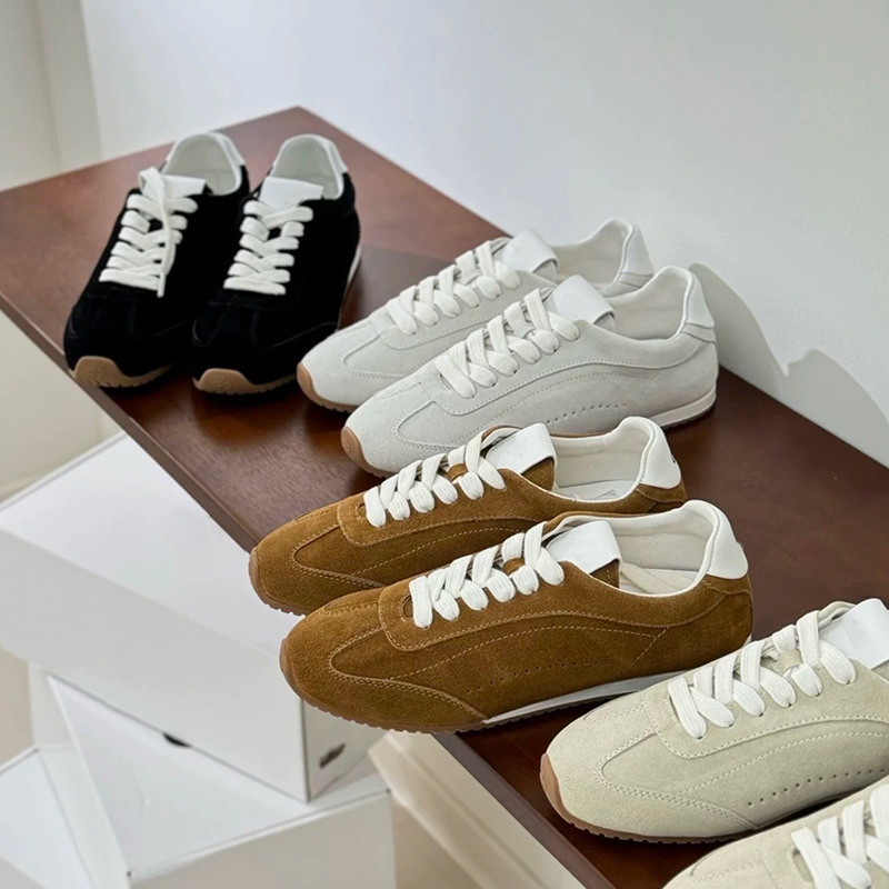 Men'S Shoes Dress Casual - Unisex Casual damesschoenen Echt leer Suède