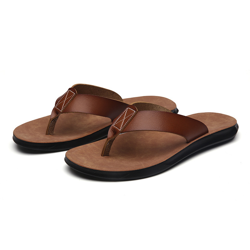 Men'S Shoes Dress Casual - 38-47 Nieuwe Italiaanse Lederen Slippers voor