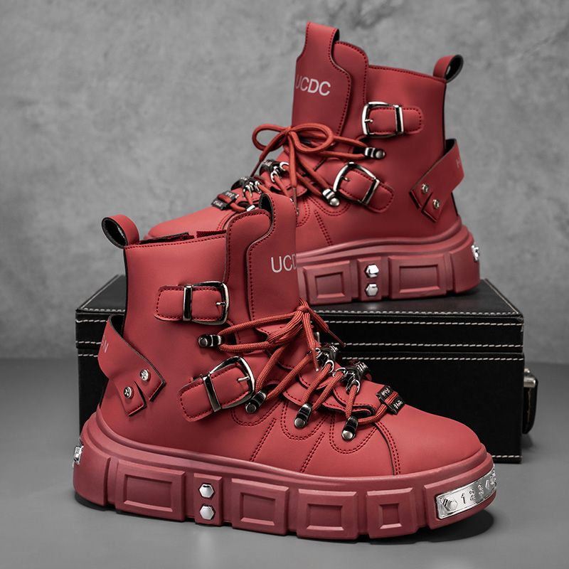 Men Shoes Brands - Originele merklaarzen voor heren Punk Platform