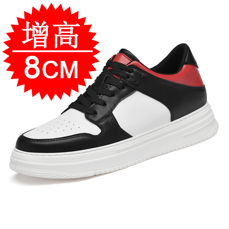 Men'S Shoes With Height Increase - Onzichtbare verhogende schoenen voor heren, 8cm