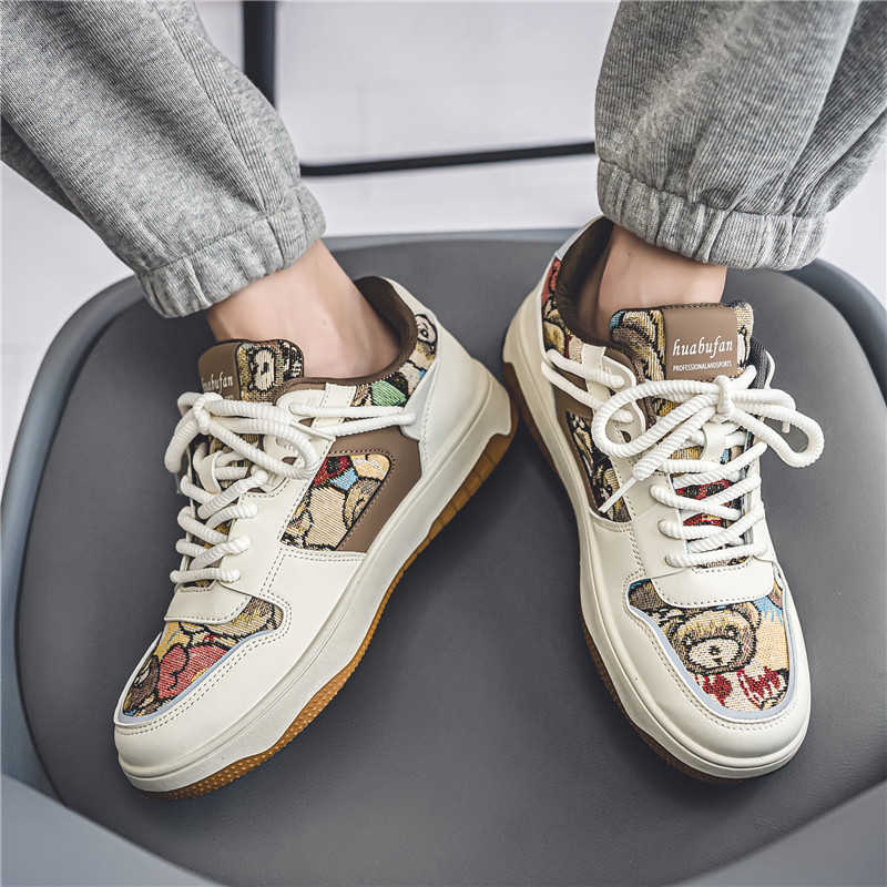 Men'S Shoes With Height Increase - Platform verhoogt de hoogte Heren skaterschoenen