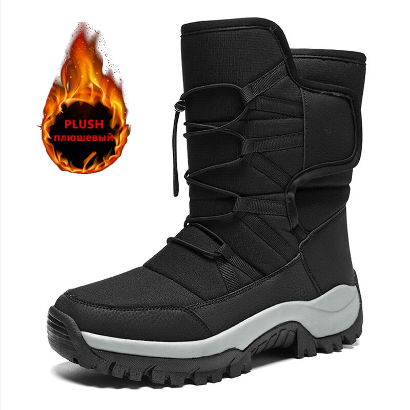 Men Shoes Brands - Merk heren winterschoenen waterdichte herenlaarzen warme