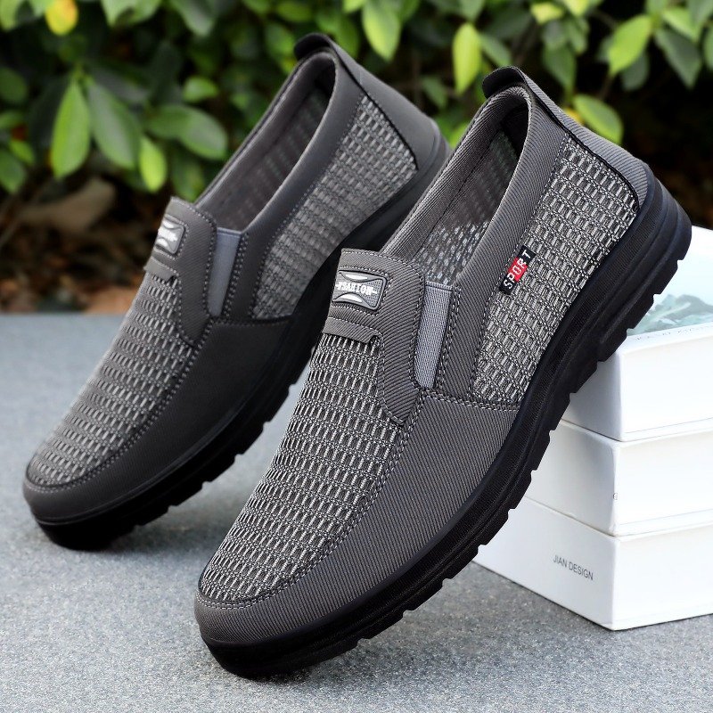 Men Shoes Loafers - Heren instappers van ademend mesh met