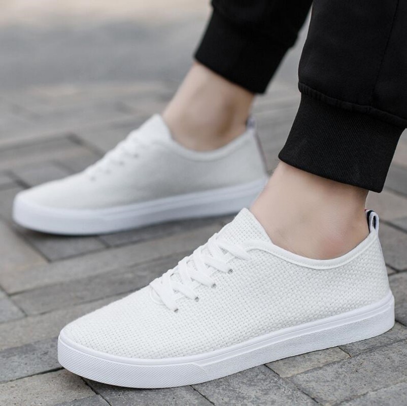 Men Shoes Zegna - Canvasademende Mesh Herenschoenen Trendy Lichtgewicht Walking