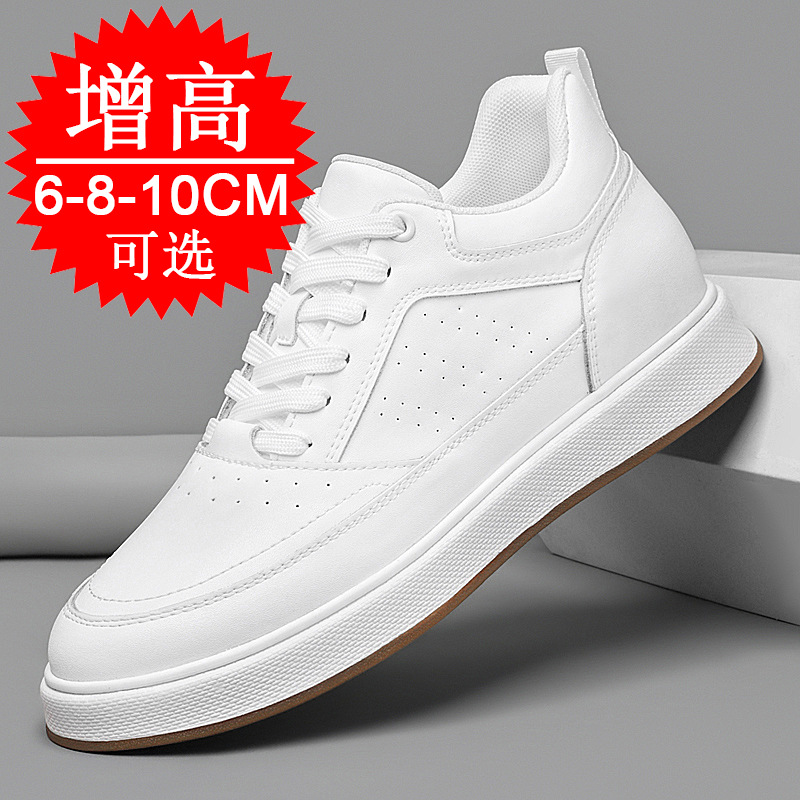 Men'S Shoes With Height Increase - Verhogende sneakers met verborgen hak 10cm,