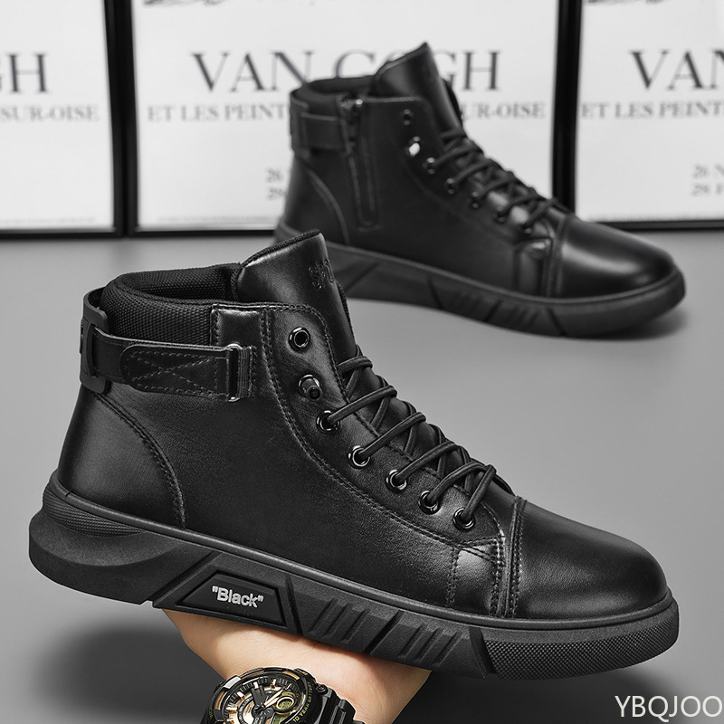 Men'S Shoes Dress Casual - Nieuwe lente herfst eenvoudige comfortabele hoge