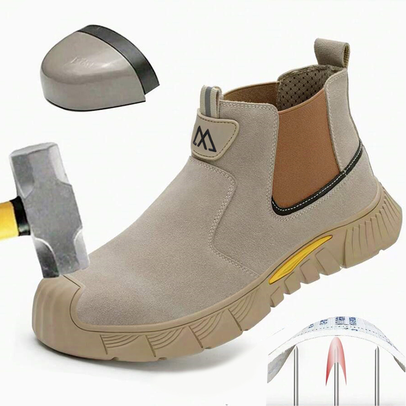 Men Shoes Ecco - Slijtvaste, duurzame werkschoenen met stalen neus