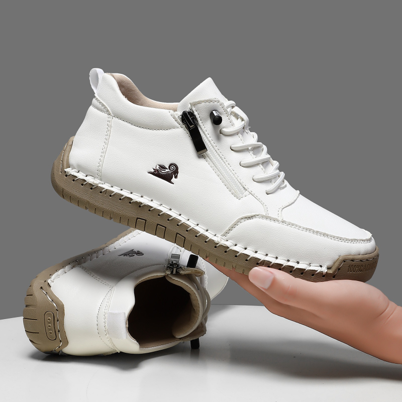 Men'S Shoes Dress Casual - Damessneakers Handgemaakte lederen vrijetijdsschoenen Outdoor zachte