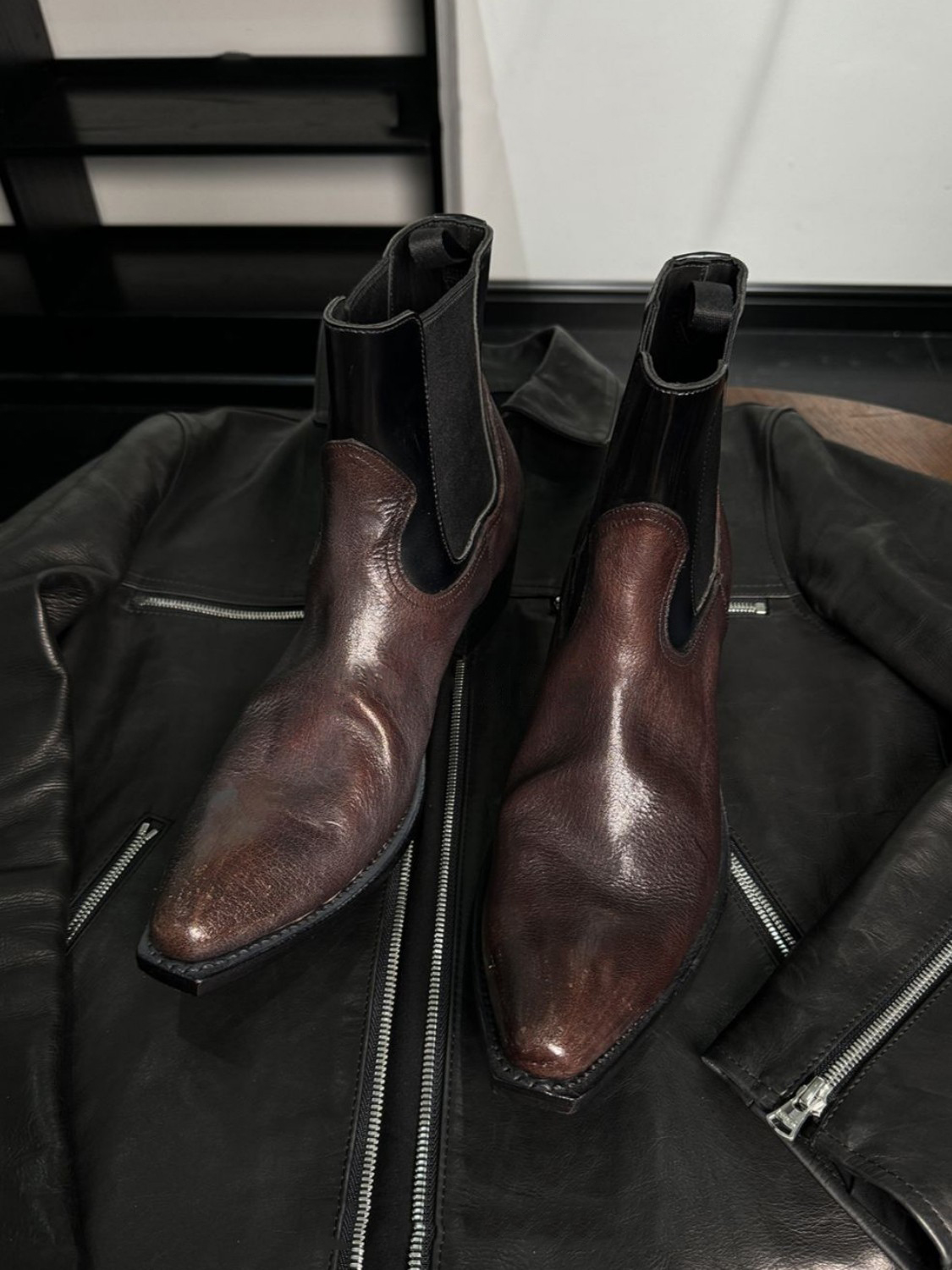 Men'S Shoes Smart - Zwarte leren Chelsea boots voor heren,