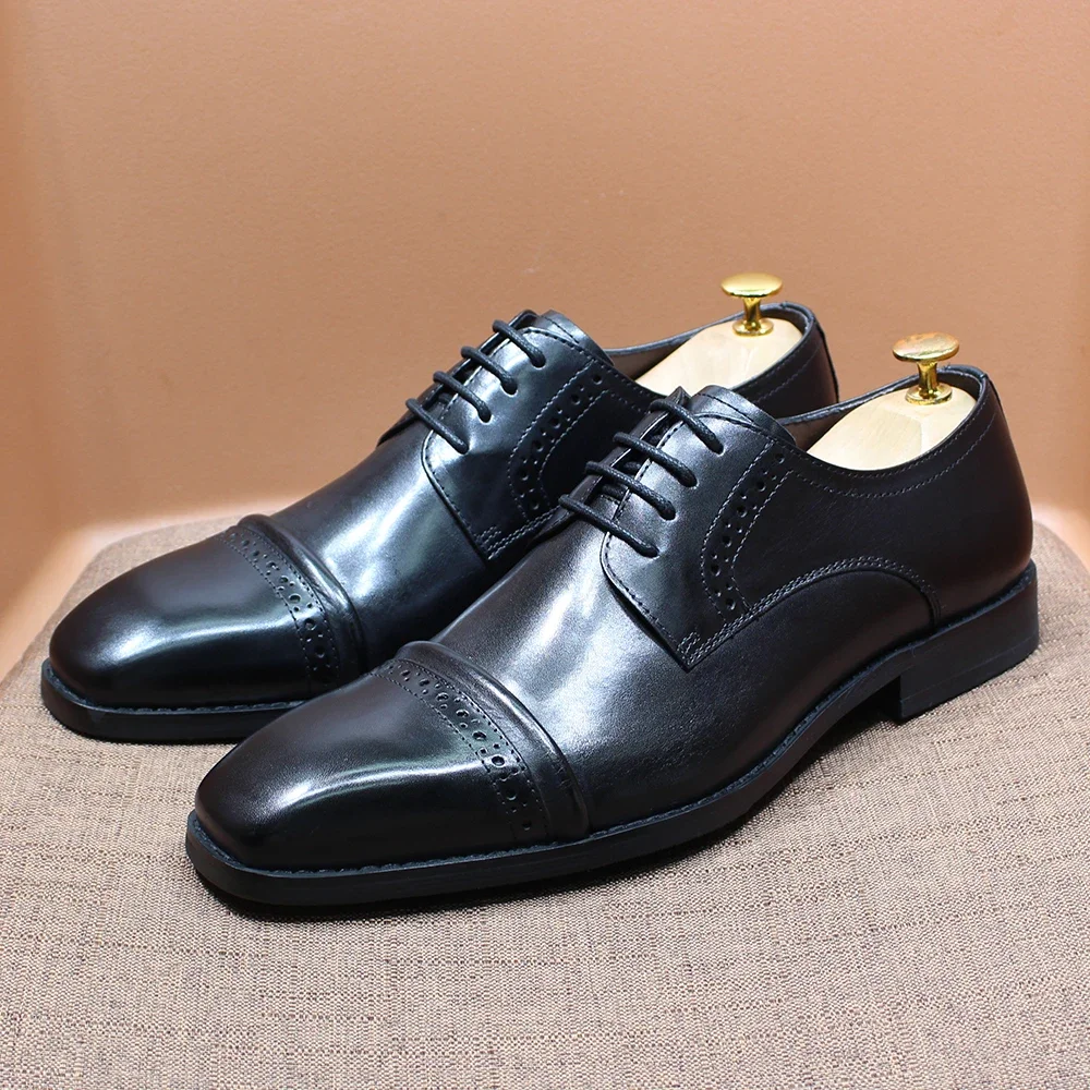 Stevige Oxfords met cap-teen,  - Men'S Shoes Smart recensie en prijs