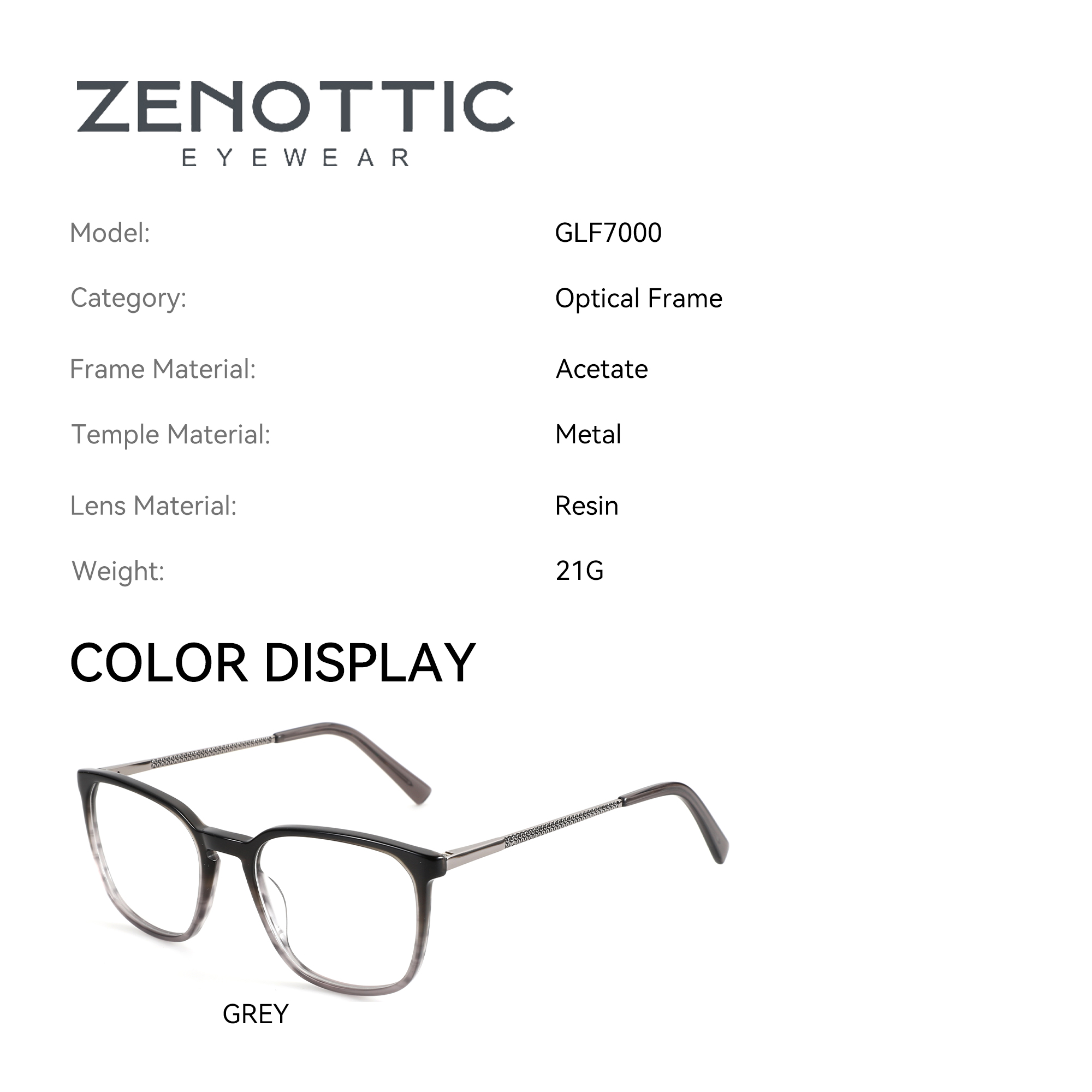 ZENOTTIC (S-formaat) Acetaat v - Men Shoes Zegna recensie en prijs