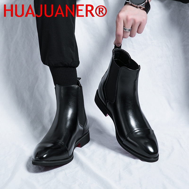 Zwarte Chelsea-laarzen voor he - Men'S Shoes Temu recensie en prijs