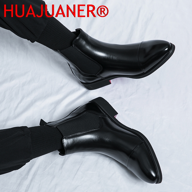 Zwarte Chelsea-laarzen voor he - Men'S Shoes Temu recensie en prijs