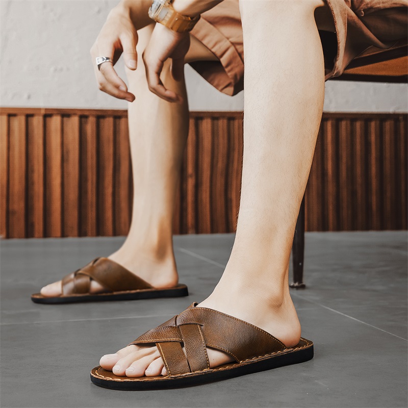 Echt leer Heren Casual Sandale - Men'S Shoes Temu recensie en prijs