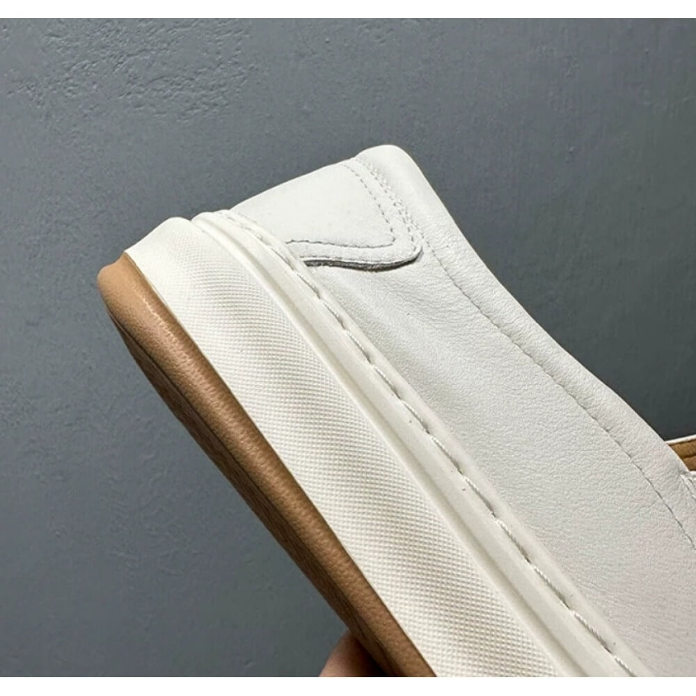 Luxe witte leren casual loafer - Men'S Shoes Smart recensie en prijs