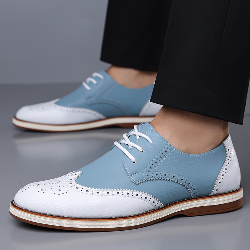 Heren Wit Blauw Tweekleurige B - Men'S Shoes Temu recensie en prijs