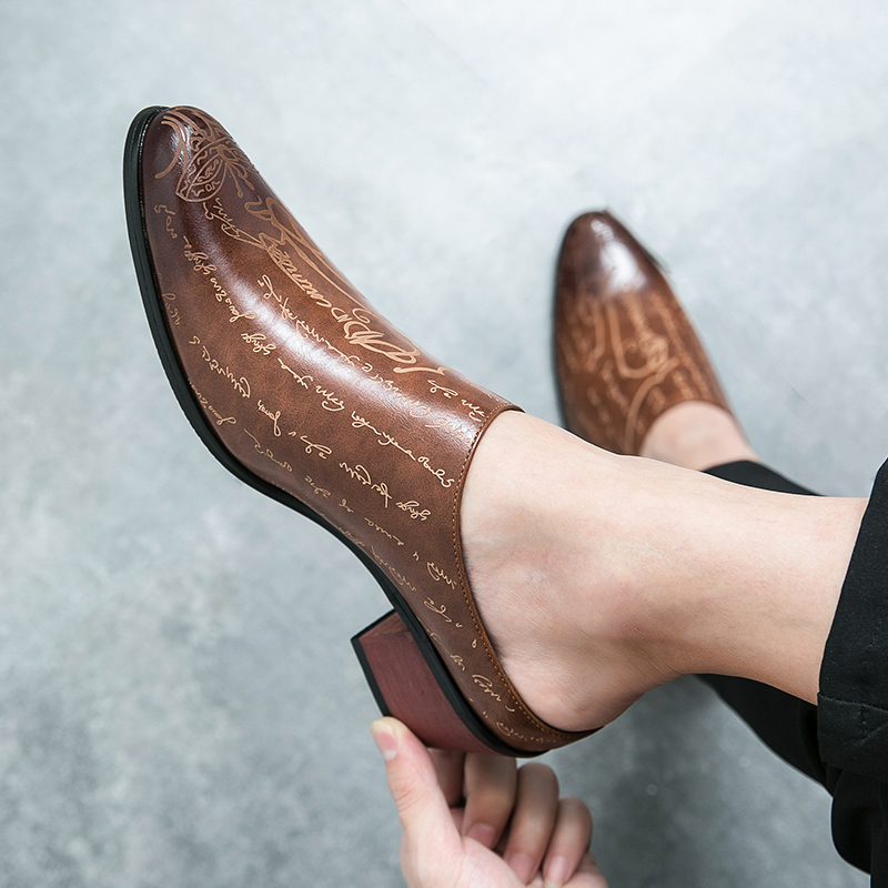 Heren bruine leren muiltjes pa - Men'S Shoes Dress Casual recensie en prijs