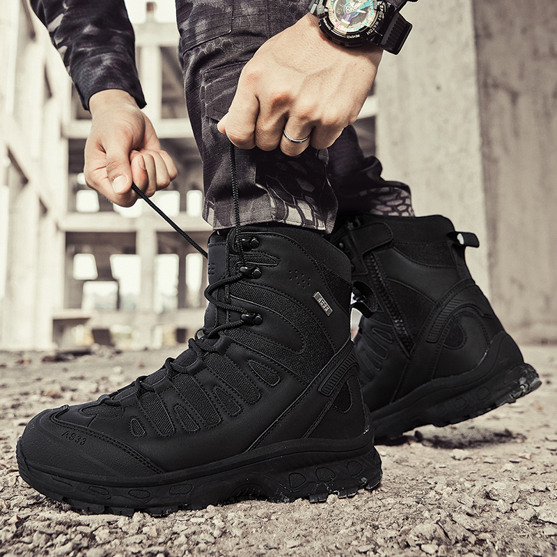 Nieuwe mannen tactische laarze - Men Shoes Brands recensie en prijs
