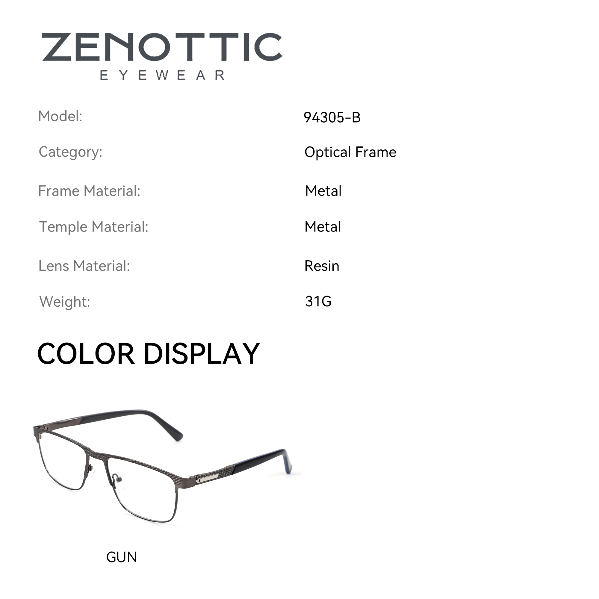 ZENOTTIC (XXL-formaat) Metalen - Men Shoes Zegna recensie en prijs