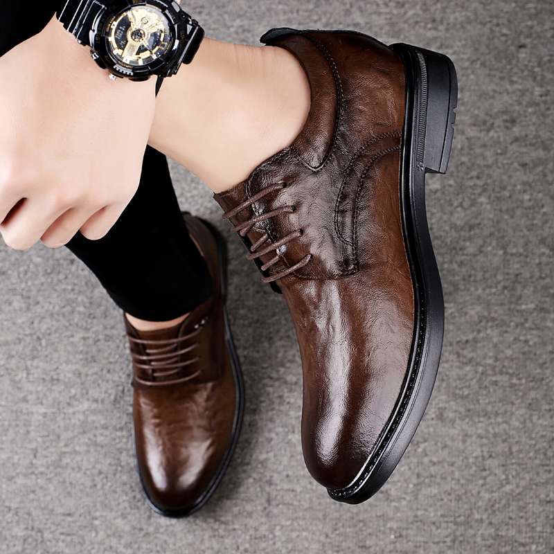 Leren casual verhogende schoen - Men'S Shoes With Height Increase recensie en prijs