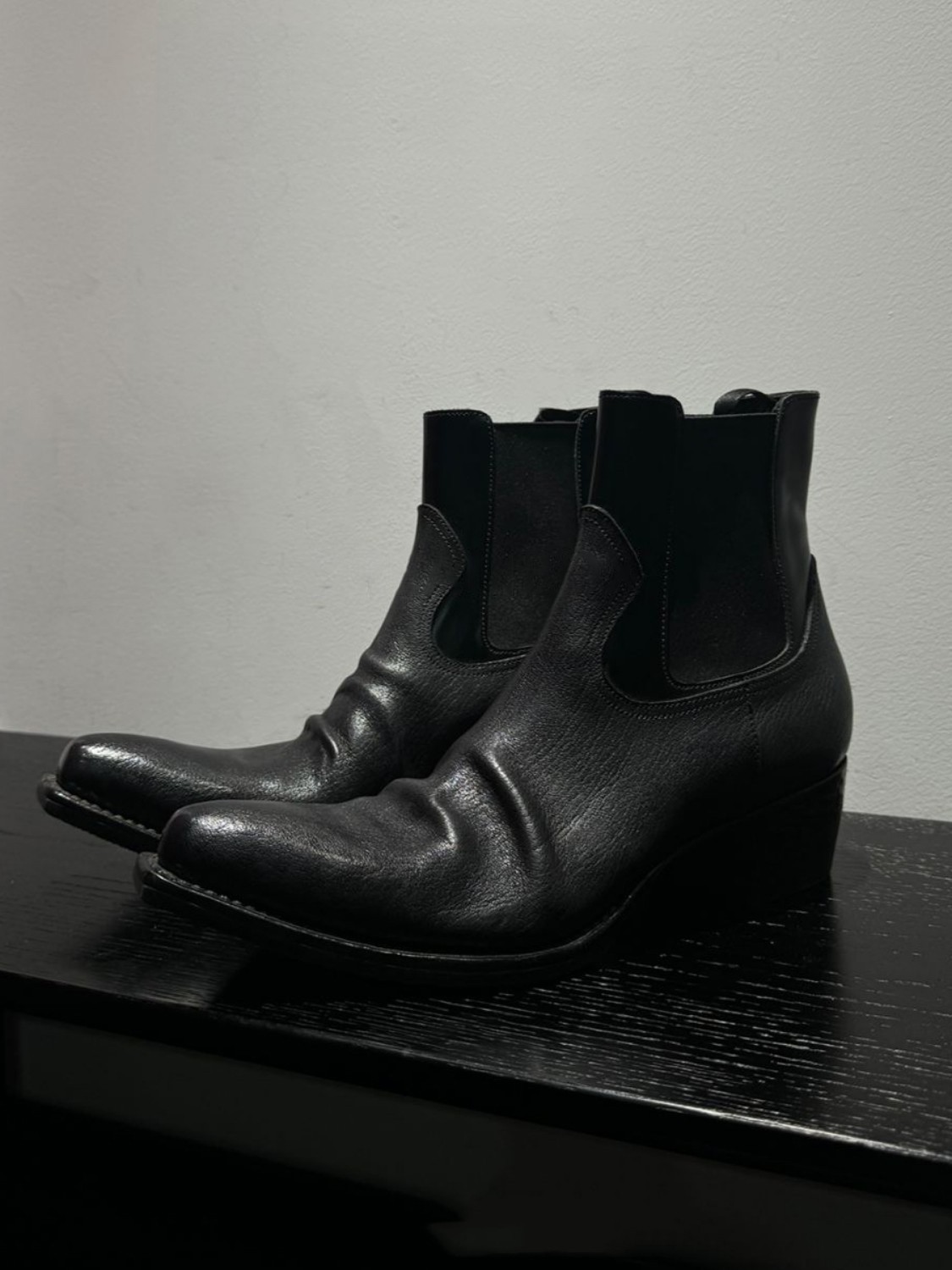 Zwarte leren Chelsea boots voo - Men'S Shoes Smart recensie en prijs
