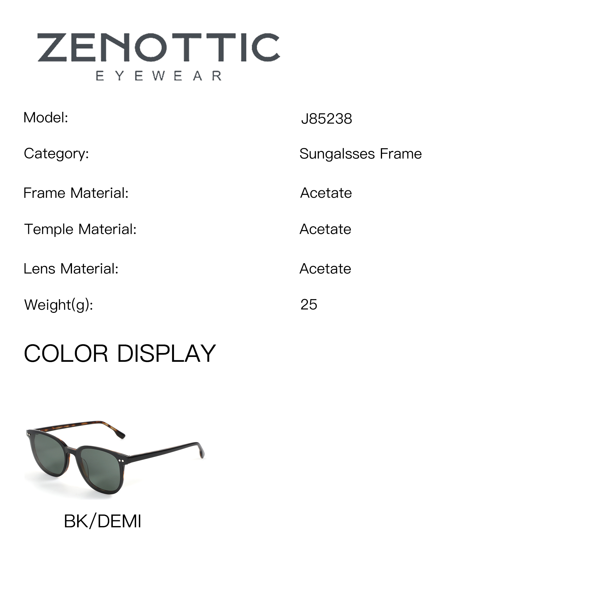 ZENOTTIC Vierkante Acetaat Mag - Men Shoes Zegna recensie en prijs
